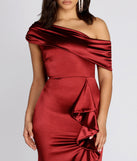 The Jane Satin Off Shoulder Dress is a gorgeous pick as your 2023 prom dress or formal gown for wedding guest, spring bridesmaid, or army ball attire!