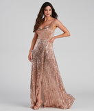 The Blair Sequin Wrap-Front Formal Dress is a gorgeous pick as your 2023 prom dress or formal gown for wedding guest, spring bridesmaid, or army ball attire!