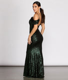 The Jillian Deep V Sequin Dress is a gorgeous pick as your 2023 prom dress or formal gown for wedding guest, spring bridesmaid, or army ball attire!