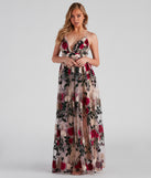 Charena Formal Embroidered Floral Tulle Dress creates the perfect summer wedding guest dress or cocktail party dresss with stylish details in the latest trends for 2023!