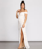 Marzia Scroll Sequin Mesh Mermaid Dress creates the perfect summer wedding guest dress or cocktail party dresss with stylish details in the latest trends for 2023!