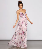Dana Floral Chiffon Tie-Front Dress creates the perfect summer wedding guest dress or cocktail party dresss with stylish details in the latest trends for 2023!