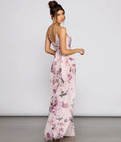 Dana Floral Chiffon Tie-Front Dress creates the perfect summer wedding guest dress or cocktail party dresss with stylish details in the latest trends for 2023!