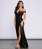 Dalilah High Slit Sequin Dress creates the perfect summer wedding guest dress or cocktail party dresss with stylish details in the latest trends for 2023!