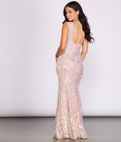 Zinnia Iridescent Sequin Deep V Dress creates the perfect spring wedding guest dress or cocktail attire with stylish details in the latest trends for 2023!
