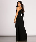 Rudy One Sleeve High Slit Dress creates the perfect spring wedding guest dress or cocktail attire with stylish details in the latest trends for 2023!