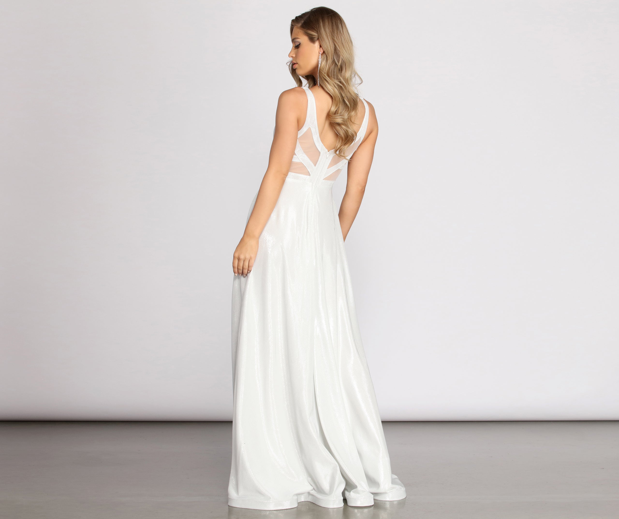 leann formal high slit glitter dress Occasion: Wedding Groom Shoes