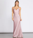 Tara Formal Knot Glitter Dress is a stunning choice for a bridesmaid dress or maid of honor dress, and to feel beautiful at Prom 2023, spring weddings, formals, & military balls!