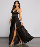 Juliet Formal High Slit Dress creates the perfect summer wedding guest dress or cocktail party dresss with stylish details in the latest trends for 2023!