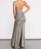 Miranda Strapless High Slit Formal Dress is a stunning choice for a bridesmaid dress or maid of honor dress, and to feel beautiful at Prom 2023, spring weddings, formals, & military balls!