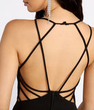 Palmira Formal Caged Back Dress is a stunning choice for a bridesmaid dress or maid of honor dress, and to feel beautiful at Prom 2023, spring weddings, formals, & military balls!