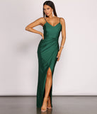 Nicki Formal Wrap Sleeveless Dress is a stunning choice for a bridesmaid dress or maid of honor dress, and to feel beautiful at Prom 2023, spring weddings, formals, & military balls!