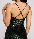 Arabella Formal Sequin Scroll Print Dress is a stunning choice for a bridesmaid dress or maid of honor dress, and to feel beautiful at Prom 2023, spring weddings, formals, & military balls!