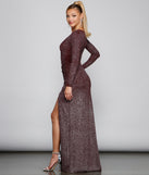 Karissa Glitter Knit Wrap Dress creates the perfect summer wedding guest dress or cocktail party dresss with stylish details in the latest trends for 2023!