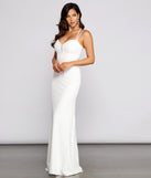 The Emma Sweetheart Crepe Formal Dress is a gorgeous pick as your 2023 prom dress or formal gown for wedding guest, spring bridesmaid, or army ball attire!