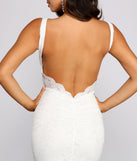 The Kelly Formal Lace Mermaid Dress is a gorgeous pick as your 2023 prom dress or formal gown for wedding guest, spring bridesmaid, or army ball attire!