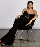 Sabrina Glitter Lace Mermaid Dress is a stunning choice for a bridesmaid dress or maid of honor dress, and to feel beautiful at Prom 2023, spring weddings, formals, & military balls!