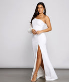 Odette Formal One Shoulder Crepe Mermaid Dress is a stunning choice for a bridesmaid dress or maid of honor dress, and to feel beautiful at Prom 2023, spring weddings, formals, & military balls!