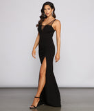 Constance Formal High Slit Mermaid Dress creates the perfect summer wedding guest dress or cocktail party dresss with stylish details in the latest trends for 2023!