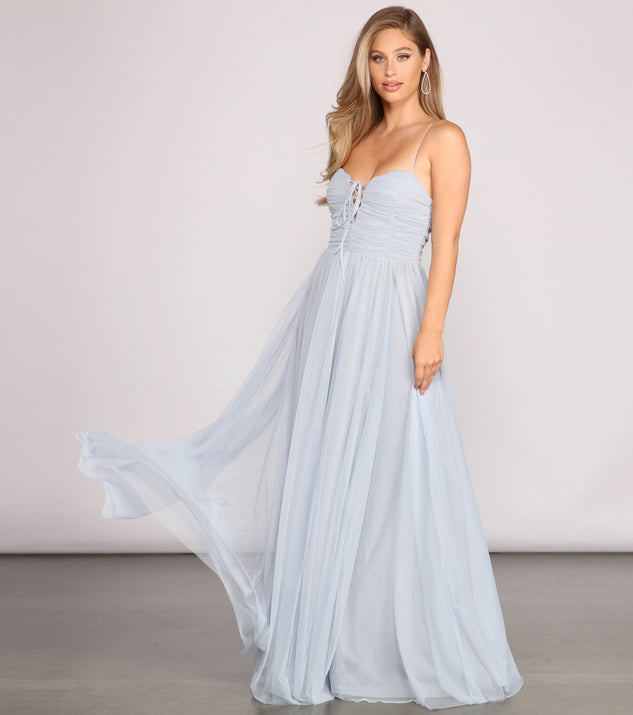 Aviva Formal A-Line High Slit Dress creates the perfect summer wedding guest dress or cocktail party dresss with stylish details in the latest trends for 2023!