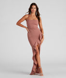 Tiffany Sleeveless High Slit Formal Dress creates the perfect summer wedding guest dress or cocktail party dresss with stylish details in the latest trends for 2023!