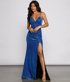 The Courtney Sleeveless Shimmer Formal Dress is a gorgeous pick as your 2023 prom dress or formal gown for wedding guest, spring bridesmaid, or army ball attire!