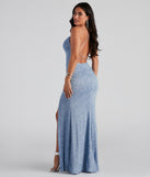 Doria Formal High Slit Glitter Dress is the perfect prom dress pick with on-trend details to make the 2024 dance your most memorable event yet!