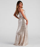 Delilah Formal Sequin High Slit Dress is the perfect prom dress pick with on-trend details to make the 2024 dance your most memorable event yet!