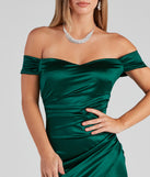Valencia Formal Off-The-Shoulder Wrap Dress is the perfect prom dress pick with on-trend details to make the 2024 dance your most memorable event yet!