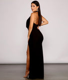 Londyn Formal High Slit Convertible Dress is a gorgeous pick as your 2024 prom dress or formal gown for wedding guests, spring bridesmaids, or army ball attire!