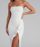 Tiffany Sleeveless High Slit Formal Dress provides a stylish spring wedding guest dress, the perfect dress for graduation, or a cocktail party look in the latest trends for 2024!