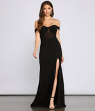 Elandra Formal Off The Shoulder Heat Stone Dress creates the perfect summer wedding guest dress or cocktail party dresss with stylish details in the latest trends for 2023!