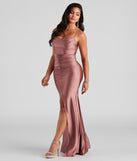 Hazel-Anne Formal Ruched Mermaid Dress creates the perfect summer wedding guest dress or cocktail party dresss with stylish details in the latest trends for 2023!