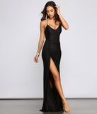 Whitney Formal High-Slit Mermaid Dress is a stunning choice for a bridesmaid dress or maid of honor dress, and to feel beautiful at Prom 2024, summer weddings, formals, & military balls!