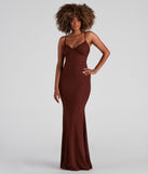 The Camille Glitter Knit Mermaid Dress is a gorgeous pick as your 2023 prom dress or formal gown for wedding guest, spring bridesmaid, or army ball attire!