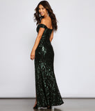 Willow Sequin Scroll Formal Dress is a stunning choice for a bridesmaid dress or maid of honor dress, and to feel beautiful at Prom 2023, spring weddings, formals, & military balls!