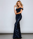 Kiera Formal Sequin Lace Up Dress creates the perfect summer wedding guest dress or cocktail party dresss with stylish details in the latest trends for 2023!
