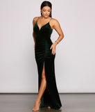 Cassia Formal Open-Back Velvet Dress creates the perfect summer wedding guest dress or cocktail party dresss with stylish details in the latest trends for 2023!