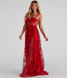 The Alina Formal Illusion Lace A-Line Dress is a gorgeous pick as your 2023 prom dress or formal gown for wedding guest, spring bridesmaid, or army ball attire!