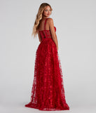 The Alina Formal Illusion Lace A-Line Dress is a gorgeous pick as your 2023 prom dress or formal gown for wedding guest, spring bridesmaid, or army ball attire!