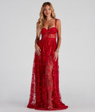 The Alina Formal Illusion Lace A-Line Dress is a gorgeous pick as your 2023 prom dress or formal gown for wedding guest, spring bridesmaid, or army ball attire!