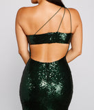 Autumn Sequin Mesh Mermaid Dress creates the perfect summer wedding guest dress or cocktail party dresss with stylish details in the latest trends for 2023!