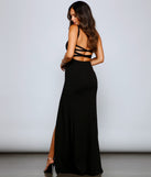 Presley Formal High Slit A-Line Dress is a stunning choice for a bridesmaid dress or maid of honor dress, and to feel beautiful at Prom 2023, spring weddings, formals, & military balls!