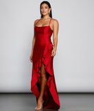 Paige Ruffled Wrap-Front Formal Dress creates the perfect summer wedding guest dress or cocktail party dresss with stylish details in the latest trends for 2023!