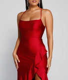 Paige Ruffled Wrap-Front Formal Dress creates the perfect summer wedding guest dress or cocktail party dresss with stylish details in the latest trends for 2023!