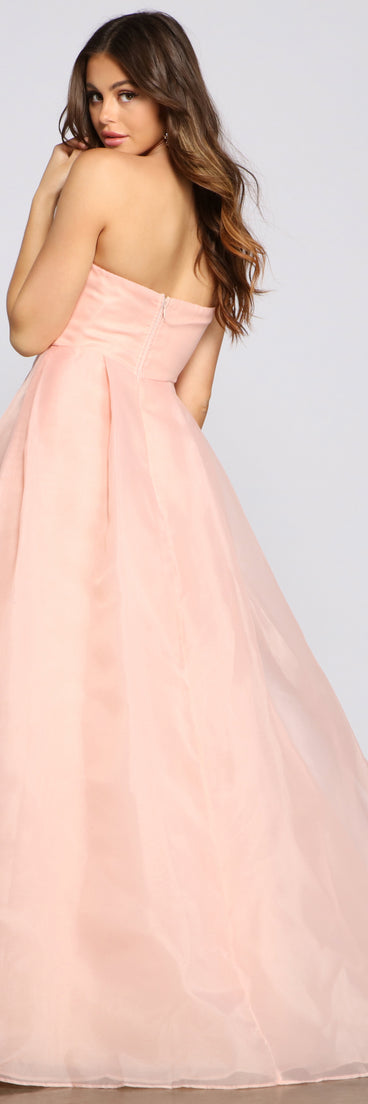 Zora Formal Strapless A-Line Dress is a stunning choice for a bridesmaid dress or maid of honor dress, and to feel beautiful at Prom 2023, spring weddings, formals, & military balls!