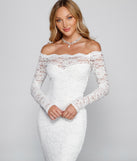 Betty Formal Off The Shoulder Lace Dress creates the perfect summer wedding guest dress or cocktail party dresss with stylish details in the latest trends for 2023!