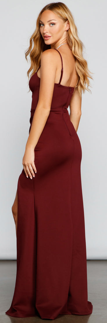Emerson Formal High Slit Mermaid Dress creates the perfect summer wedding guest dress or cocktail party dresss with stylish details in the latest trends for 2023!