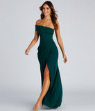 Susana Asymmetric Off Shoulder Mermaid Dress creates the perfect summer wedding guest dress or cocktail party dresss with stylish details in the latest trends for 2023!