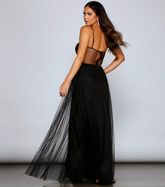 Zoya Mesh Tulle Bustier Dress | Windsor